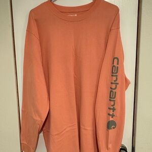 Carhartt Men’s Peach Long Sleeve Shirt Large